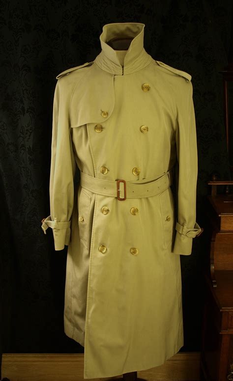 burberry vintage look man|vintage burberry coats.